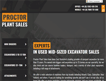 Tablet Screenshot of proctorplantsales.com